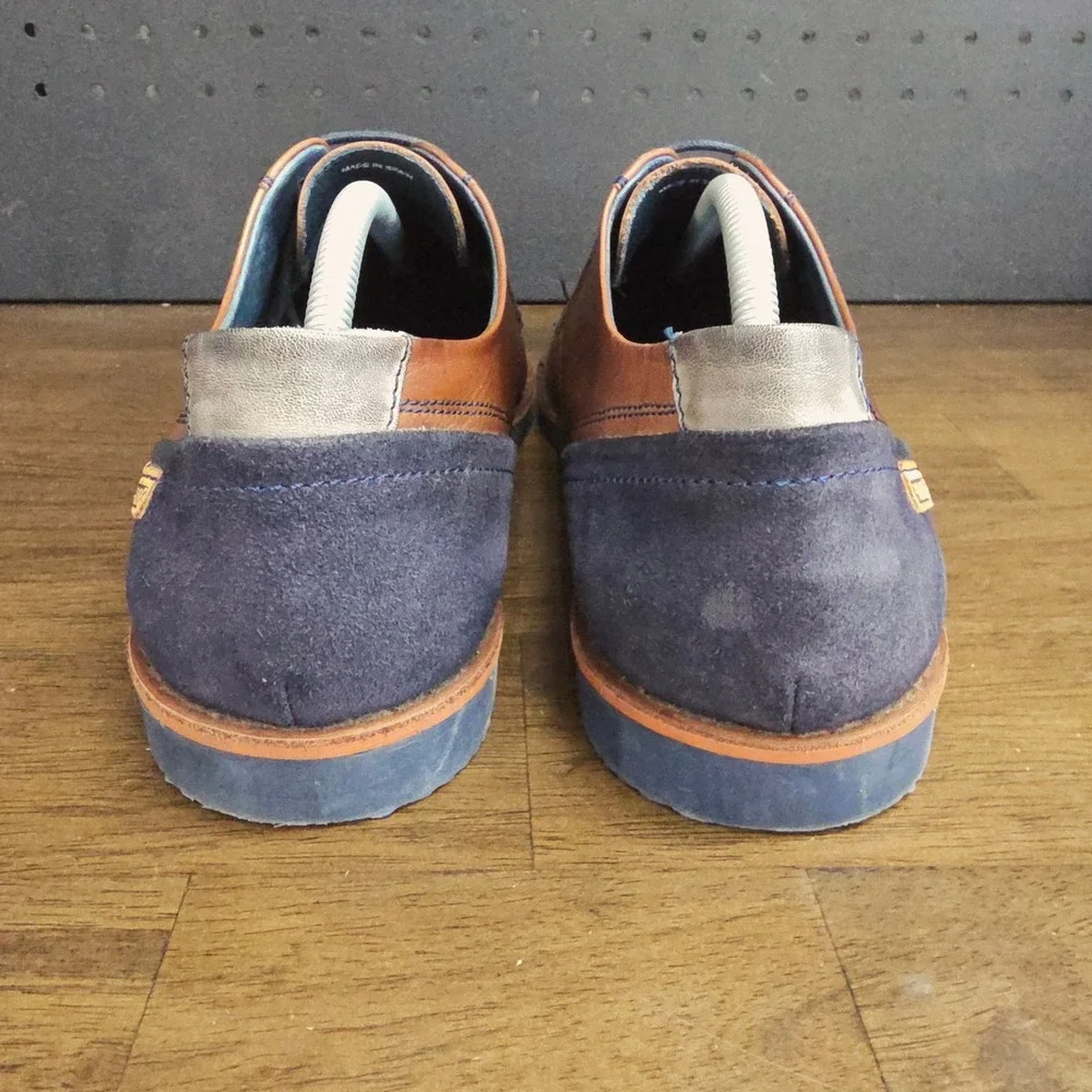 Pikolinos‎ Derby Shoes Mens 43 Brown Leather Suede Heel Made in Spain